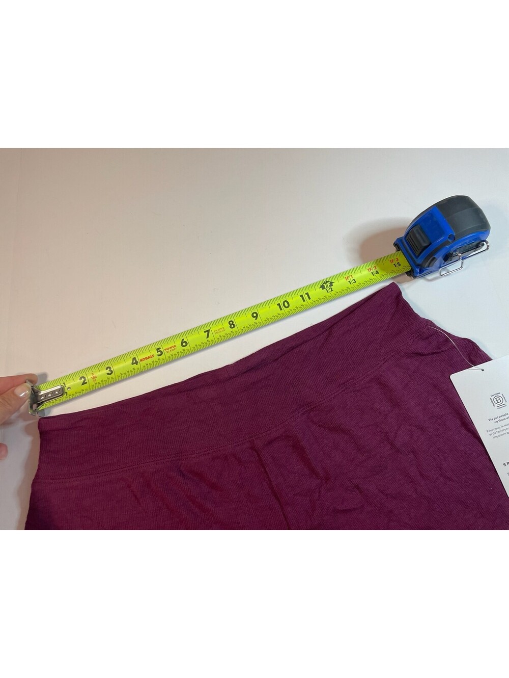 Athleta Well Rested Rib Sleep Short Deep Burgundy Size Small - NWT - Picture 10 of 12